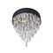 Cwi Lighting Franca 4 Light Drum Shade Flush Mount With Chrome Finish 5523C16C (Black) - alternate 3